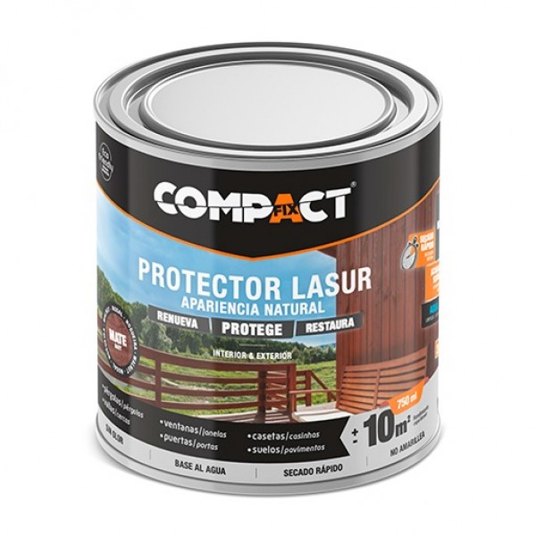Lasur protector satinado 750ml.nogal