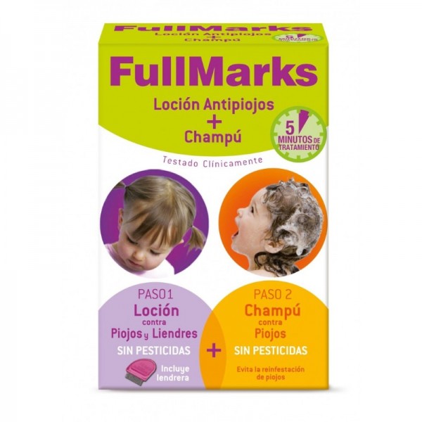 Fullmarks Kit Tratamiento Antipiojos Loción + Ch