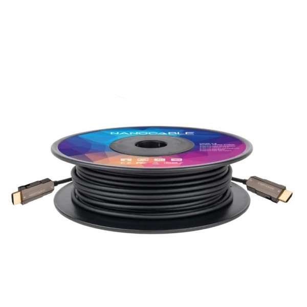 Nanocable cable hdmi v2.0 aoc 4k@60hz 18gbp 40 m